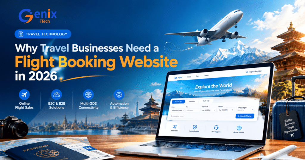 flight booking website for travel agency